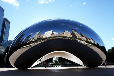 Permanent installation, Cloud Gate, Chicago - © Mennour