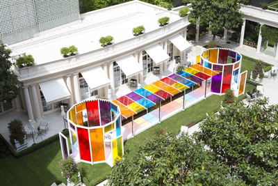 Une pause colorée, work in situ - © Mennour