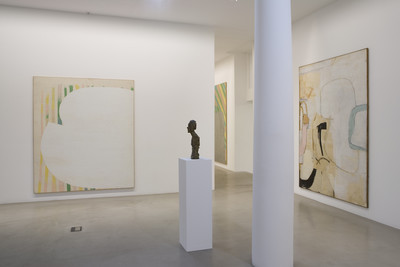 Daniel Buren & Alberto Giacometti. Œuvres contemporaines 1964-1966 - © Mennour
