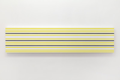 52 x 4 n°2 Quand j'étais petit, je ne faisais pas grand (d'après Parallèles jaunes et noires, 1952) - © Mennour