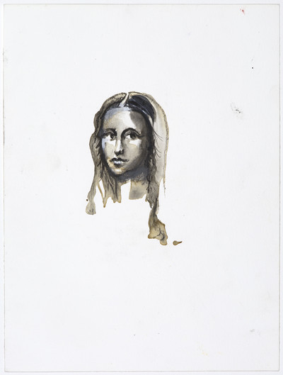 Martial Raysse
Ira, 1993
Washing, India ink, black pencil, white hightlights and scratching on paper
32 x 24 cm - © Mennour