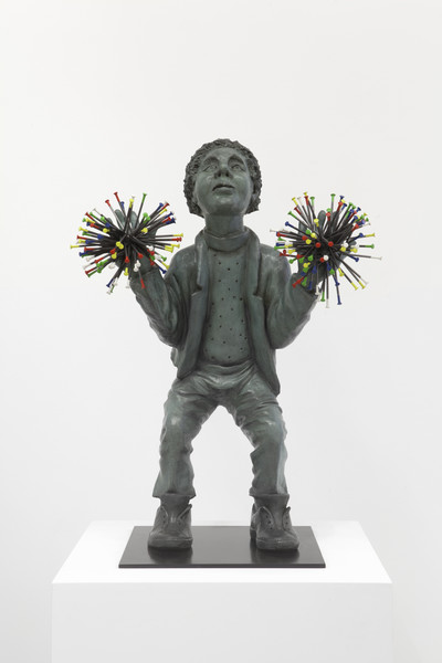 Martial Raysse
Salut les potes!, 2014
Bronze, magnets, pins
76 x 50 x 30 cm - © Mennour