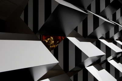 Caravage / Daniel Buren - © Mennour