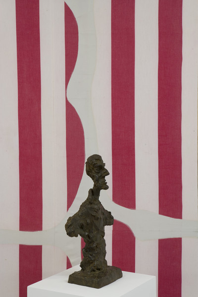 Daniel Buren &amp; Alberto Giacometti &OElig;uvres Contemporaines 1964-1966 - © Mennour