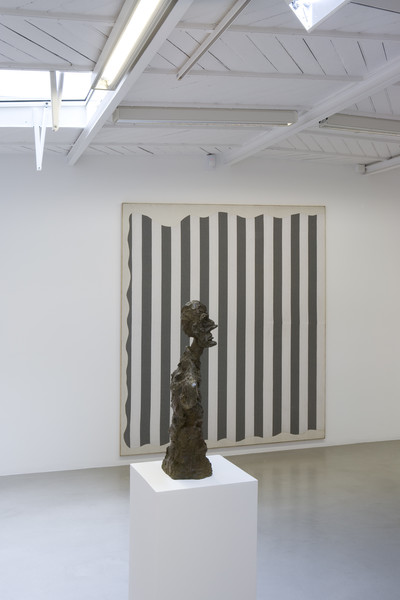 Daniel Buren &amp; Alberto Giacometti &OElig;uvres Contemporaines 1964-1966 - © Mennour
