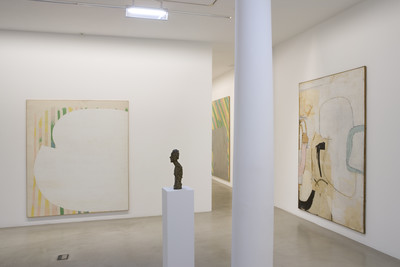 Daniel Buren &amp; Alberto Giacometti &OElig;uvres Contemporaines 1964-1966 - © Mennour