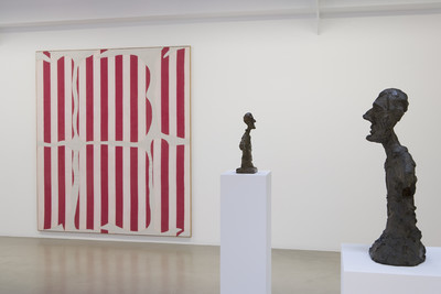 Daniel Buren &amp; Alberto Giacometti &OElig;uvres Contemporaines 1964-1966 - © Mennour