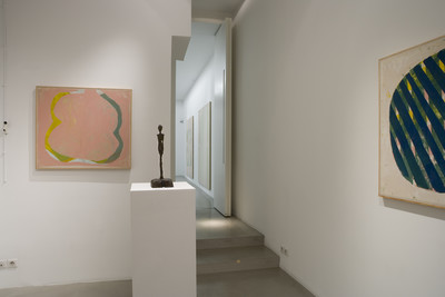Daniel Buren &amp; Alberto Giacometti &OElig;uvres Contemporaines 1964-1966 - © Mennour
