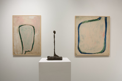 Daniel Buren &amp; Alberto Giacometti &OElig;uvres Contemporaines 1964-1966 - © Mennour