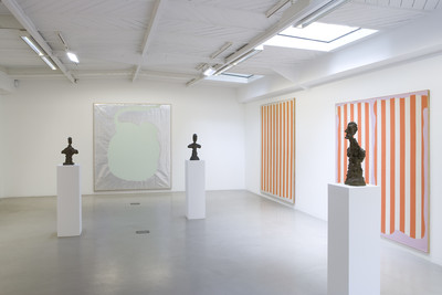 Daniel Buren &amp; Alberto Giacometti &OElig;uvres Contemporaines 1964-1966 - © Mennour