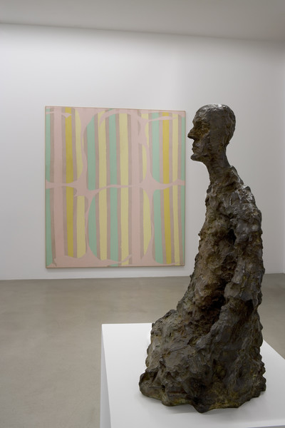 Daniel Buren &amp; Alberto Giacometti &OElig;uvres Contemporaines 1964-1966 - © Mennour