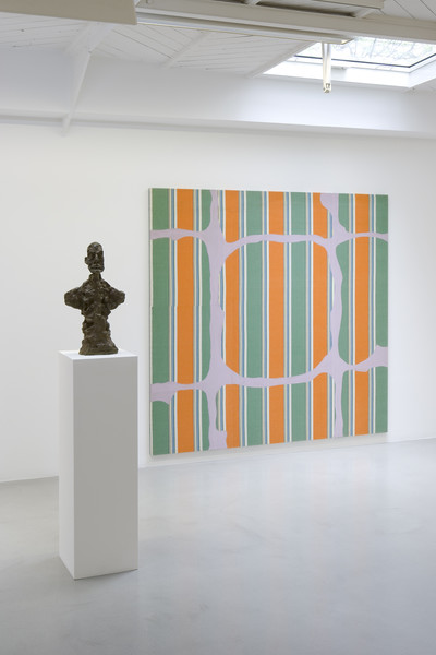 Daniel Buren &amp; Alberto Giacometti &OElig;uvres Contemporaines 1964-1966 - © Mennour