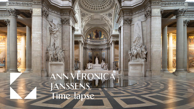 ANN VERONICA JANSSENS — 23:56:04 — Panthéon, Paris — Time-lapse - © Mennour