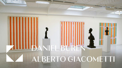 DANIEL BUREN & ALBERTO GIACOMETTI — Œuvres Contemporaines 1964-1966 - © Mennour