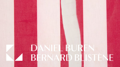 DANIEL BUREN & BERNARD BLISTENE — Conversation - © Mennour