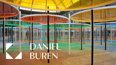 DANIEL BUREN — Excentrique(s) : travail in situ — Monumenta 2012 — Building - © Mennour