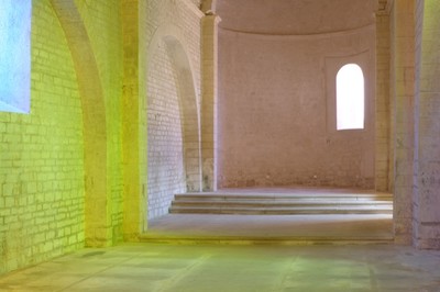 Ann Veronica Janssens - Abbaye de Fontevraud - © Mennour