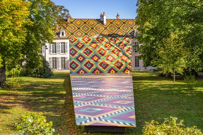 Daniel Buren - Banque de France, Dijon - © Mennour
