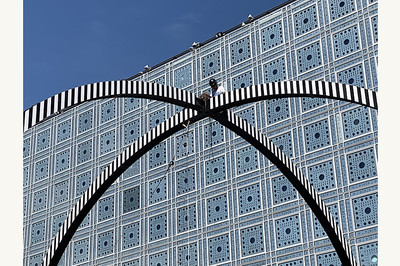 Daniel Buren - Institut du monde arabe - © Mennour