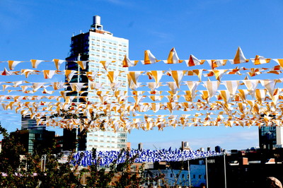 Daniel Buren - The High Line - © Mennour