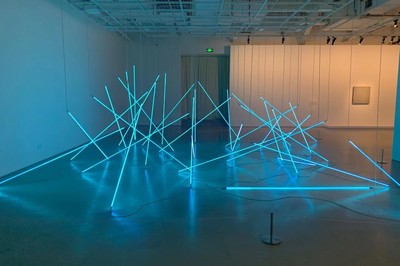 François Morellet - Espace Louis Vuitton Beijing - © Mennour