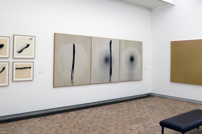 Jean Degottex, François Morellet & Judit Reigl - Fondation Maeght - © Mennour