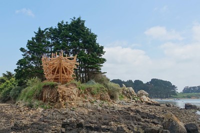 Tadashi Kawamata - Île d'Arz - © Mennour